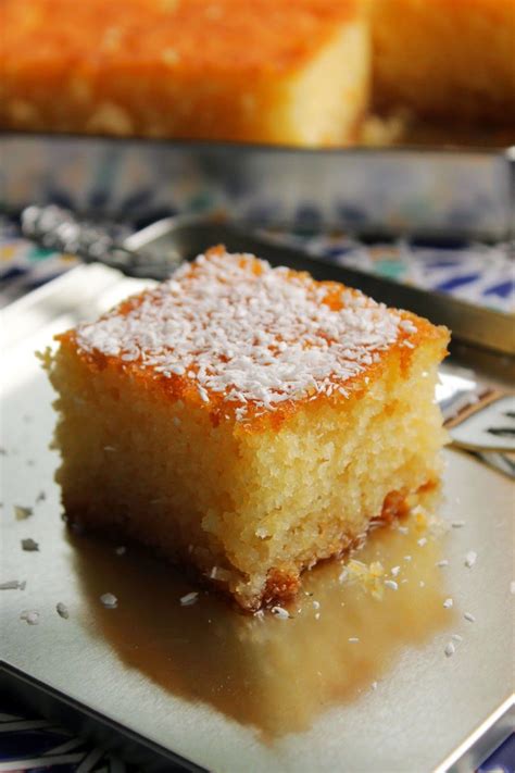 Revani: Turkish Semolina Cake Soaked in Syrup | Turkish desserts ...