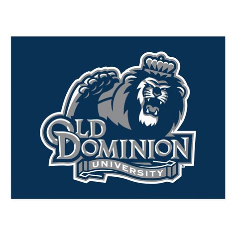 Old Dominion University Logo Postcard | Zazzle | Old dominion university, Old dominion ...