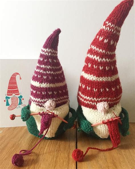 The "Knit Gnome" pattern is now available on Ravelry for you to make ...