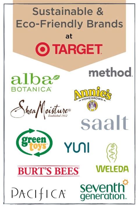 Sustainable & Eco-Friendly Brands Available at Target | Eco friendly brands, Sustainability, Eco ...