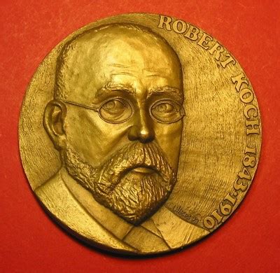 NOBEL PRIZE MEDICINE 1905 / ROBERT KOCH / BRONZE MEDAL | #136416069