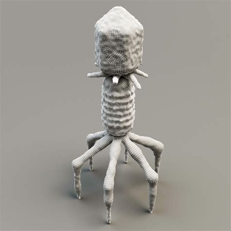 Virus T 4 3D Model $8 - .max - Free3D