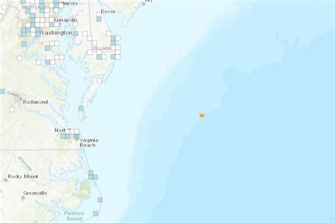 Earthquake Strikes Off Coast of Maryland, Reportedly Felt in Several ...