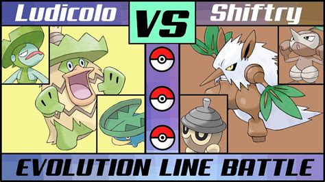 LUDICOLO vs. SHIFTRY - Evolution Line Battle (Pokémon Sun/Moon) - YouTube