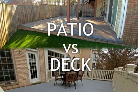 Deck vs. Patio for Town Homes - Premium Lawn & Landscape