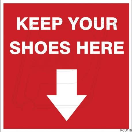 Keep Your Shoes Here | Protector FireSafety