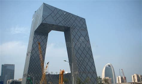 CCTV Building, Beijing, China Editorial Image - Image of architect ...