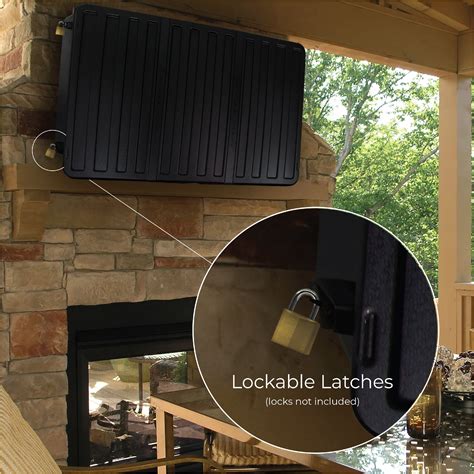 Storm Shell Outdoor TV Hard Cover Weatherproof Protection 65", Outdoor, Black, SS-65 - Walmart ...