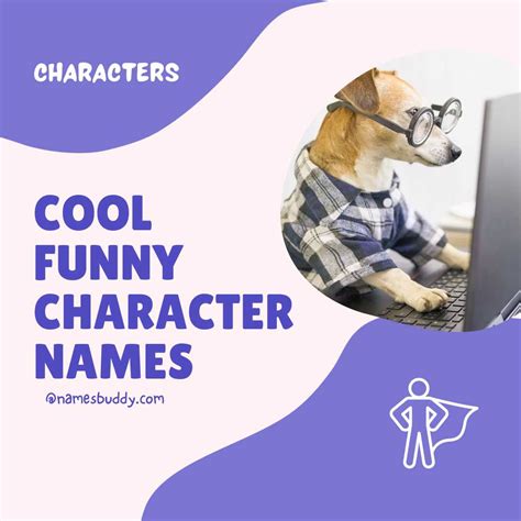 175 Creative Funny Character Names List - NamesBuddy