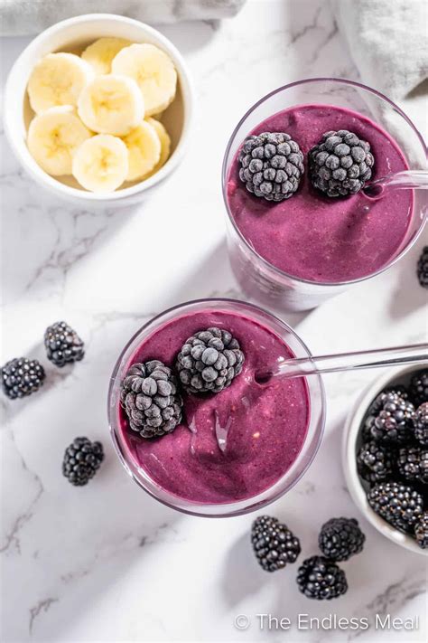 Blackberry Smoothie - The Endless Meal®