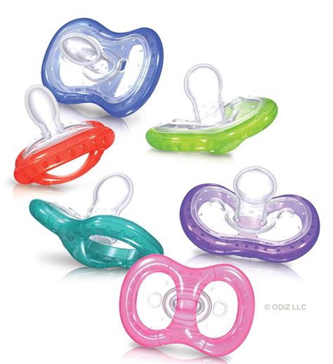 Nuby Natural Touch Soft Flex Butterfly Pacifiers 6+ M | eBay