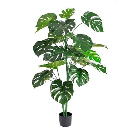 NATURAE DECOR Artificial 59 in. Monstera Indoor and Outdoor Plants OUT ...