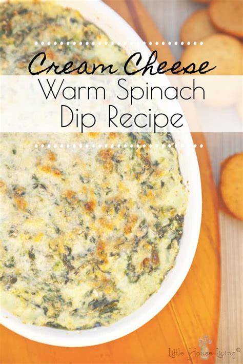 Cream Cheese Spinach Dip Recipe - Warm Spinach Dip