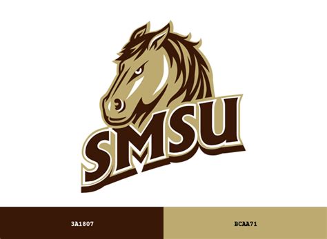 SMSU Mustangs Brand Color Codes » BrandColorCode.com