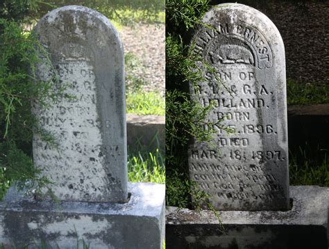 photo - How to recover information from a well weathered limestone tombstone? - Genealogy ...