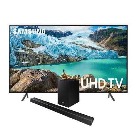 Rent to Own Samsung Electronics 75" Class Smart 4K UHD TV & 320W 2.1Ch Sound Bar Bundle at Aaron ...