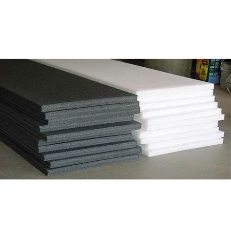 White and Black 1.5 Inch EPE Foam Sheet, For Mattress, 190 kg/M3 at Rs ...