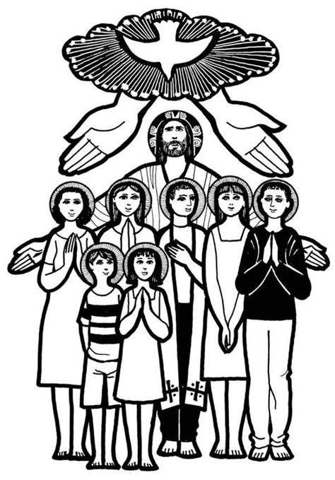 12 Pics Of All Saints Day Coloring Pages - All Saints Day Coloring ... - Coloring Home