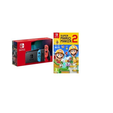 Pack Nintendo Switch + Super Mario Maker 2 - Cdiscount Jeux vidéo