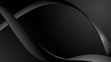 Elegance in Black – CGI Abstract HD Wallpaper