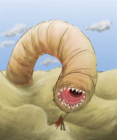 Giant Worm by Smeekiee on DeviantArt