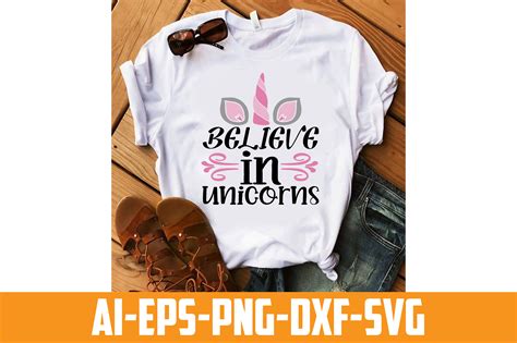 Believe in Unicorns Graphic by design ArT · Creative Fabrica