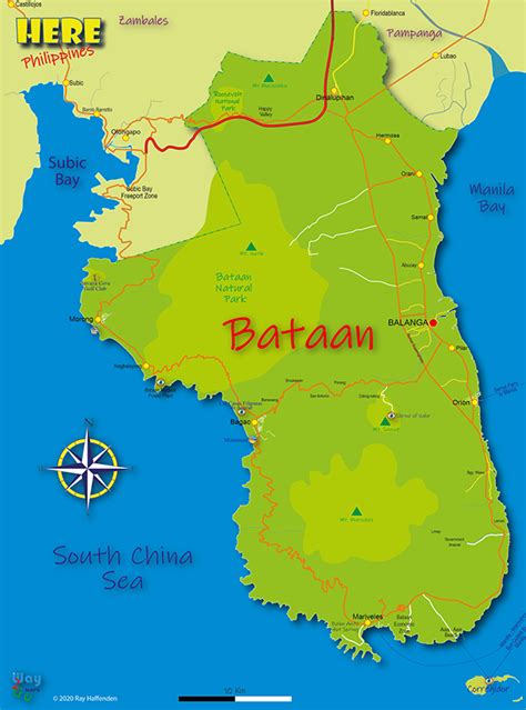 Subic Bay Maps - Bataan Province