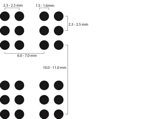 Physical Specifications for Braille | Australian Braille Authority