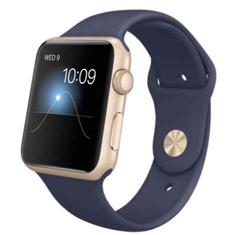 Relógio Apple Iwatch Azul Com Dourado 42mm - Lacrado - R$ 1.449,00 em Mercado Livre