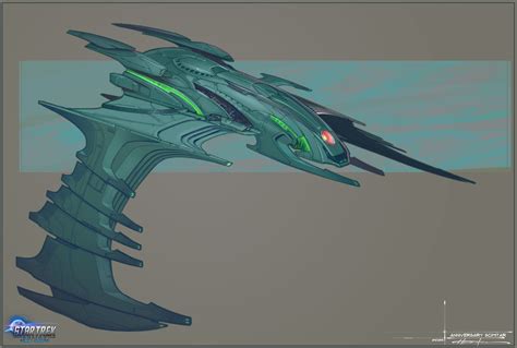 ArtStation - Scimitar Romulan Variant 2, Hector Ortiz | Star trek ...