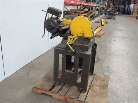 14" Industrial Abrasive Chop Saw w/Clamp & Heavy Duty Cast Iron Stand 220/440V | Bullseye ...