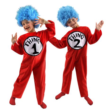 Dr. Seuss Thing 1 and 2 Child Costume from PBS Kids Shop | Twin halloween costumes, Kids ...