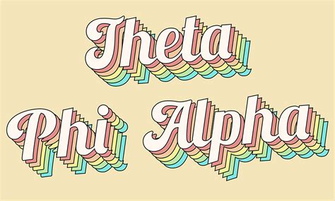 Theta Phi Alpha Retro Flag – SororityShop