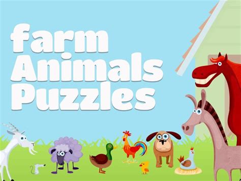 Play Farm Animals Puzzles by Tiny Tap - on TinyTap