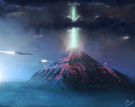 Futuristic Pyramid by Attila GallikI wanted to practice a little this weekend. This is the ...