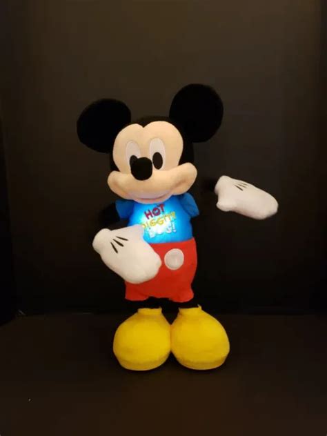 DISNEY MICKEY MOUSE Clubhouse Plush Hot Dog Dance Break & Play Toy TESTED £16.00 - PicClick UK