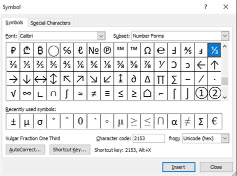 ⅓ One-third Symbol Text (Meaning, Type on Keyboard, Copy & Paste) - Symbol Hippo