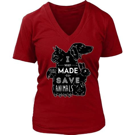 Vet Tee - I was made to save animals [black ver.] - Teelime | Unique t-shirts