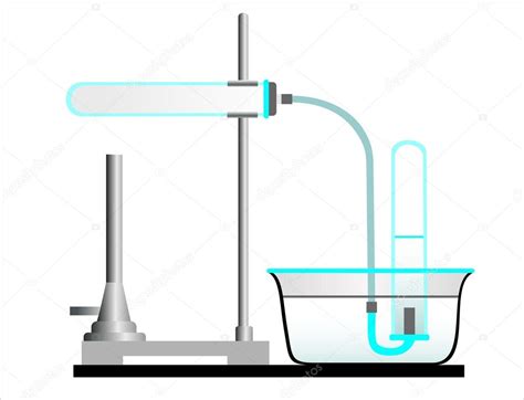 A laboratory setup with a retort, retort stand — Stock Vector © mitay20 ...