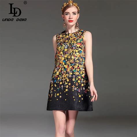 High Quality 2017 Fashion Designer Runway Summer Dress Women's ...