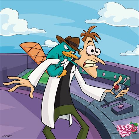 Perry Fighting Dr. Heinz Doofenshmirtz by PrincessLayla20 on DeviantArt