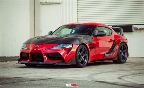 Seibon Carbon Fiber Front Lip - 2020-2022 Toyota GR Supra - Touge Tuning