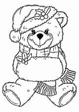 27 Karácsonyi maci Sablon  PaGi Decoplage Teddy Bear coloring Pages sketch template