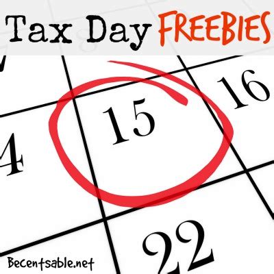 2014 Tax Day Freebies And Deals: Arby's, Great American Cookie And More