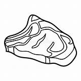 Beef Steak Colouring Pages Sketch Coloring Page sketch template