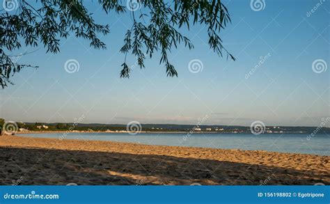 Baltic Sea and the Gulf of Danzig Coast in Poland. Stock Photo - Image ...