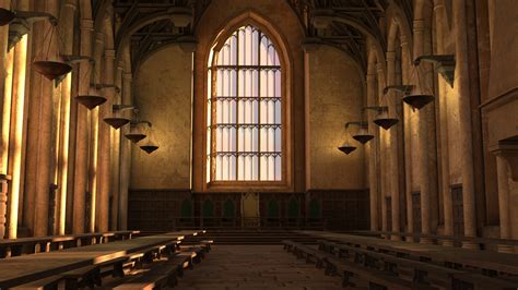 ArtStation - Hogwarts Great Hall