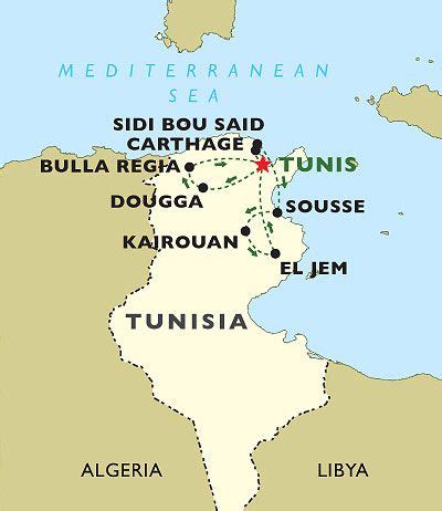 SIDI BOU SAID MAP