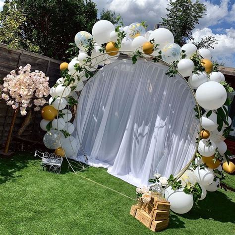 Wedding Balloon Arch in 2021 | Event styling, Wedding balloons, Silver ...