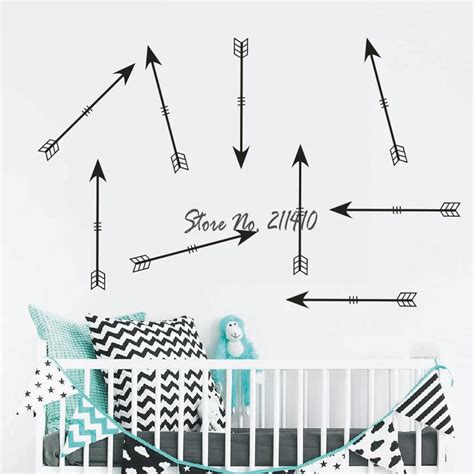 Arrow Wall Decals 40 Vinyl Arrow Decals Wall Stickers Geometric Decor ...